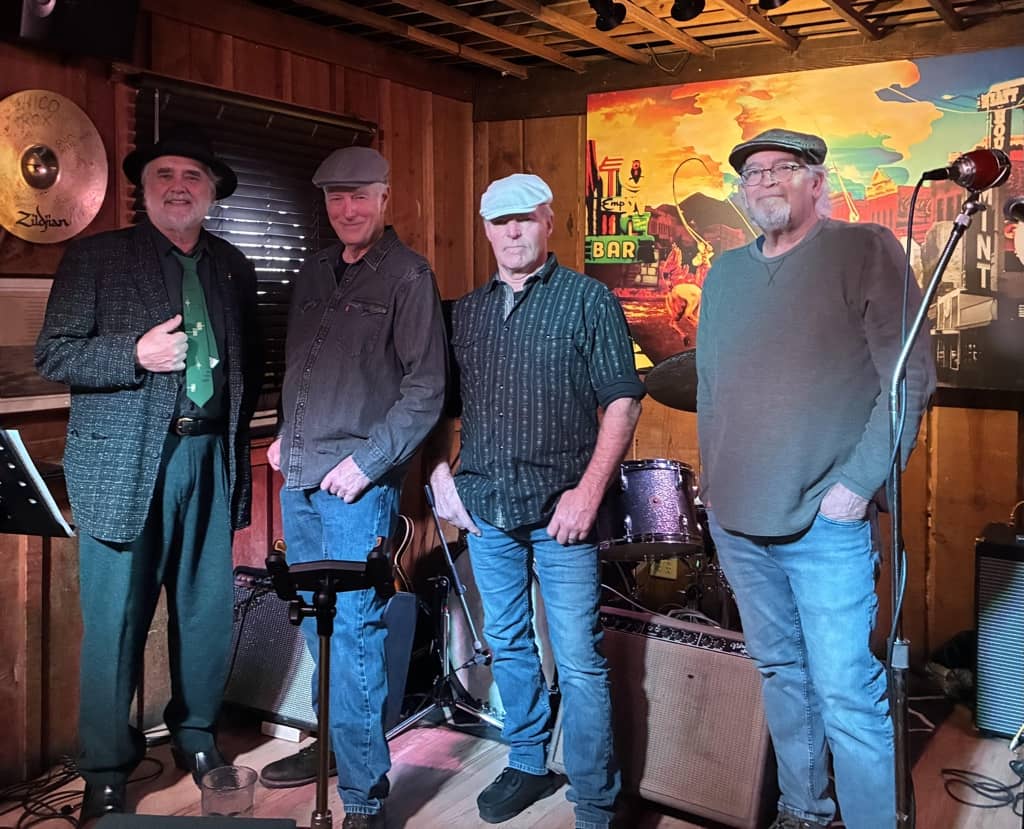 The Shuffle Bums live blues band Montana performing retro blues rhythm Georgetown Lake music festival